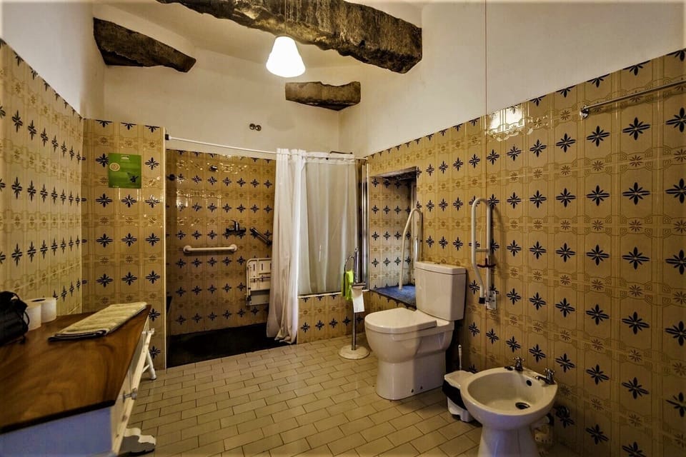 Double Room, Accessible, Private Bathroom (1) | Bathroom | Free toiletries, hair dryer, towels, soap