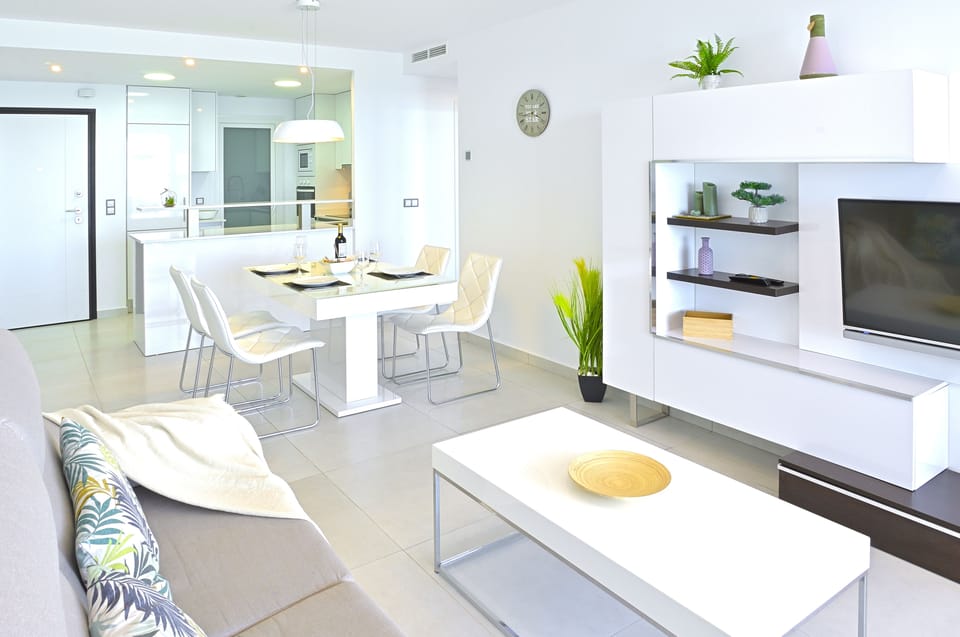 Comfort Apartment, 2 Bedrooms | Living area | Flat-screen TV