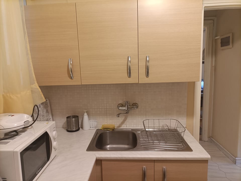 Apartment, 1 Bedroom | Private kitchen | Full-size fridge, microwave, oven, stovetop