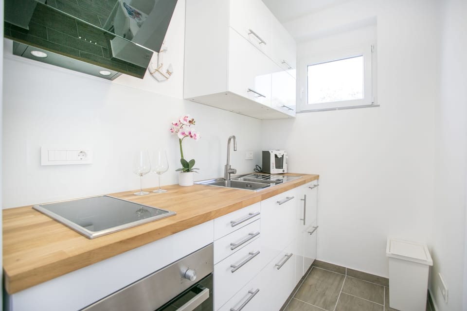 Studio | Private kitchen | Fridge, oven, stovetop, coffee/tea maker