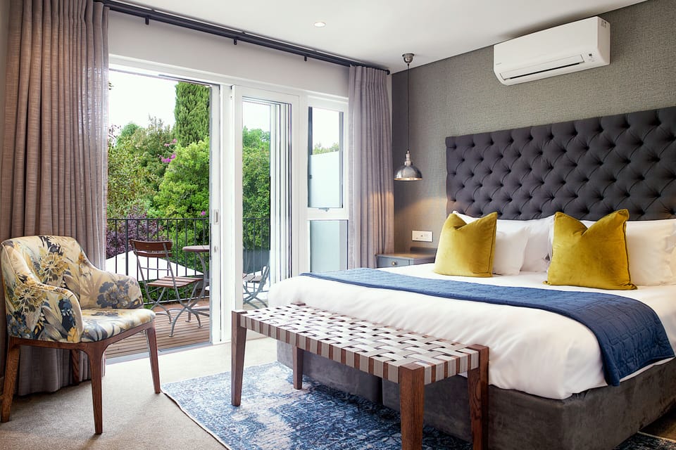Deluxe Double or Twin Room, Balcony, Pool View | Hypo-allergenic bedding, in-room safe, individually decorated, desk