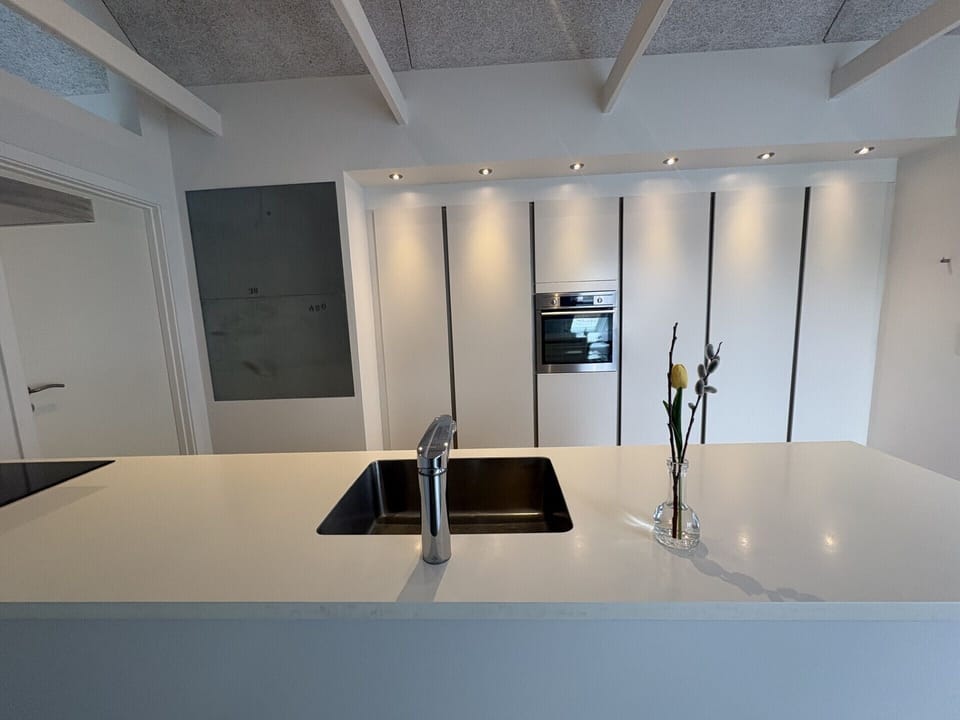 Family Apartment | Private kitchen | Mini-fridge, coffee/tea maker, electric kettle, cookware/dishes/utensils