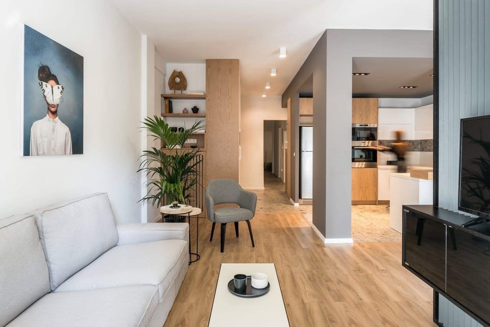 Apartment, 2 Bedrooms, City View | Living area | Flat-screen TV