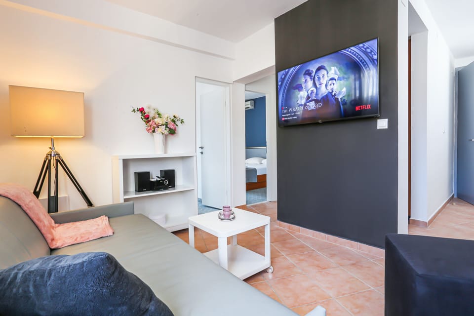 Apartment, Sea View | Premium bedding, down comforters, pillowtop beds, in-room safe