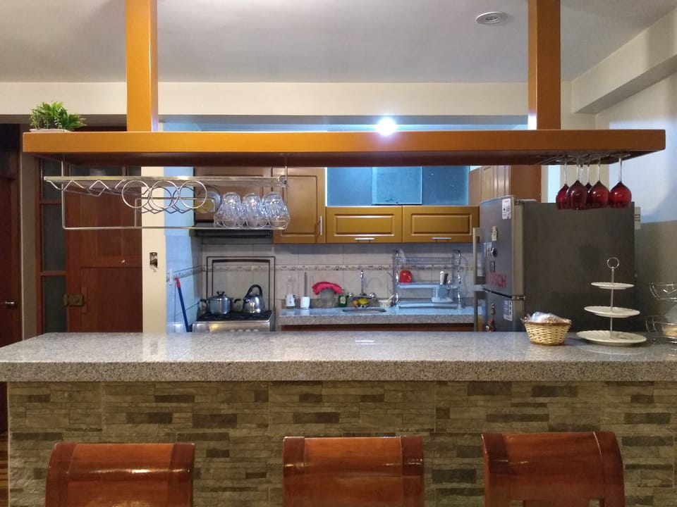 Executive Apartment, 3 Bedrooms, City View, Tower | Private kitchen | Dishwasher, griddle, cookware/dishes/utensils