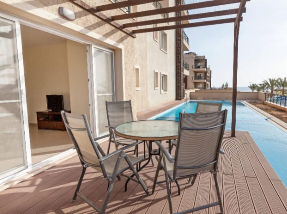 Comfort Apartment, 2 Bedrooms, Balcony, Sea View | Terrace/patio