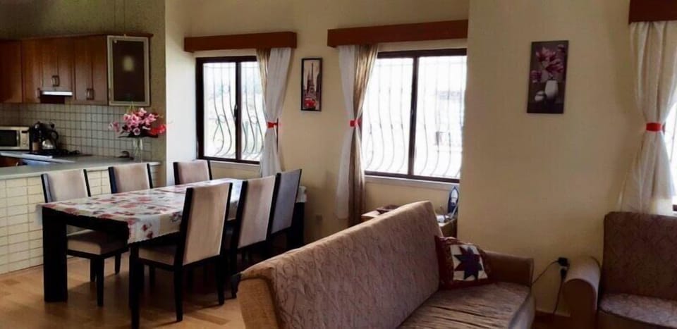 Panoramic Villa, 3 Bedrooms, Balcony, Sea View | Living area | Flat-screen TV