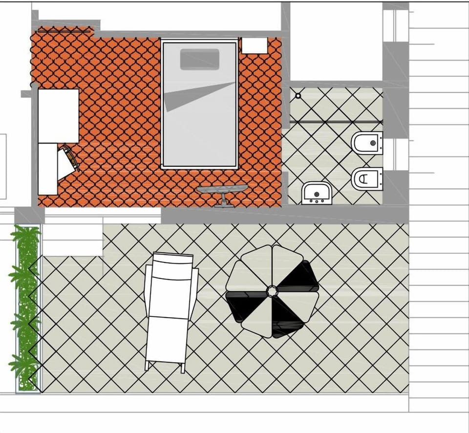 Panoramic Double Room | Floor plan