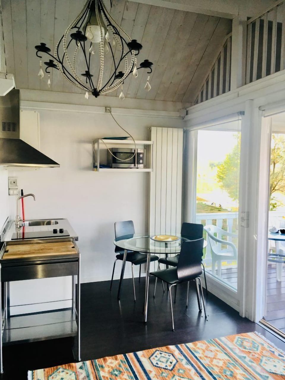 Chalet, 2 Bedrooms | Private kitchenette | Full-size fridge, microwave, stovetop, coffee/tea maker