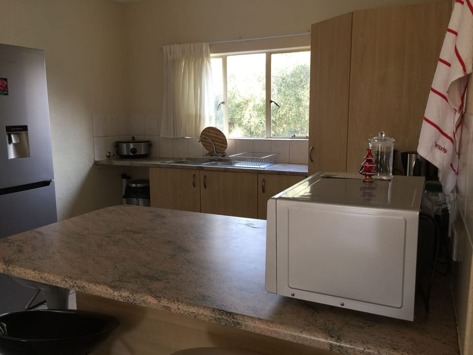 Basic Apartment, 3 Bedrooms | Private kitchen | Full-size fridge, microwave, oven, stovetop
