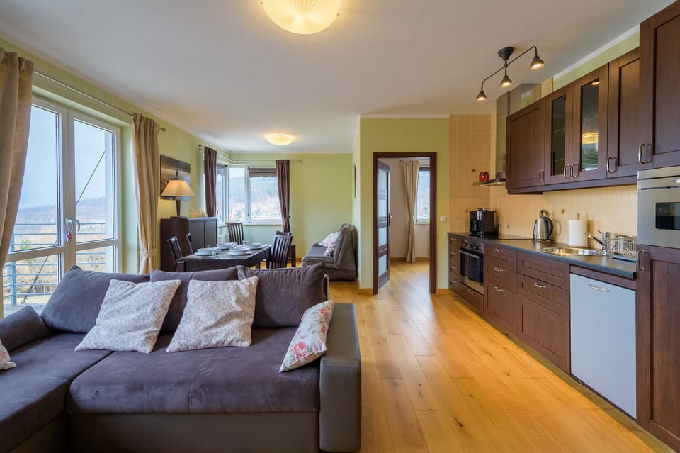 Apartment, 1 Bedroom | Living area | Flat-screen TV