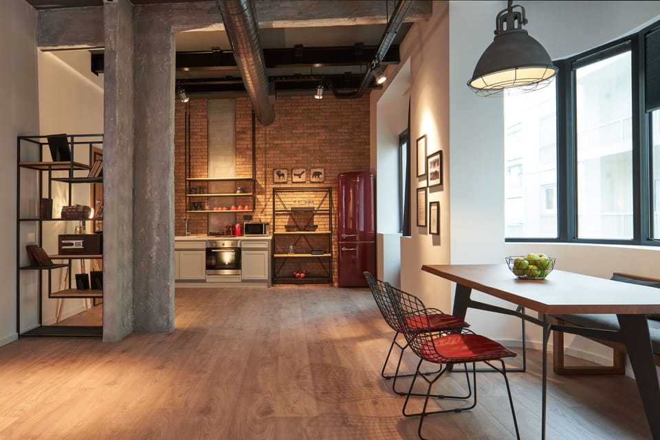 Superior Apartment | Private kitchen | Fridge, microwave, oven, espresso maker