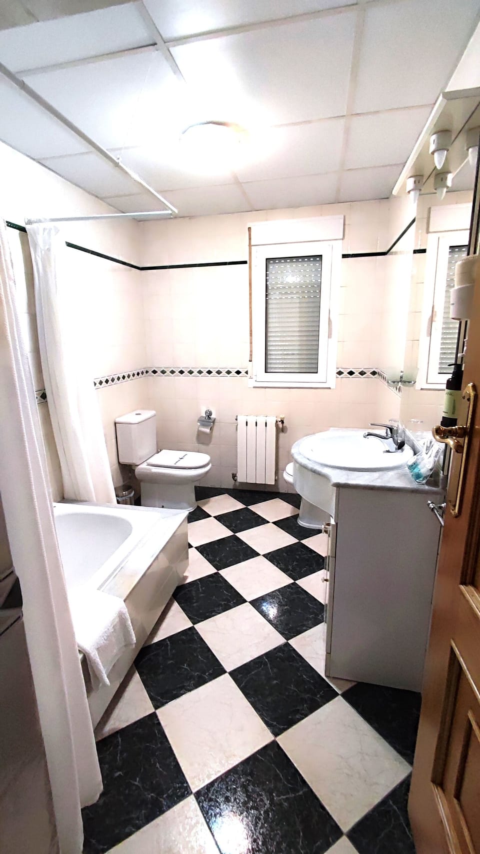 Standard Room | Bathroom | Hair dryer, shampoo, toilet paper