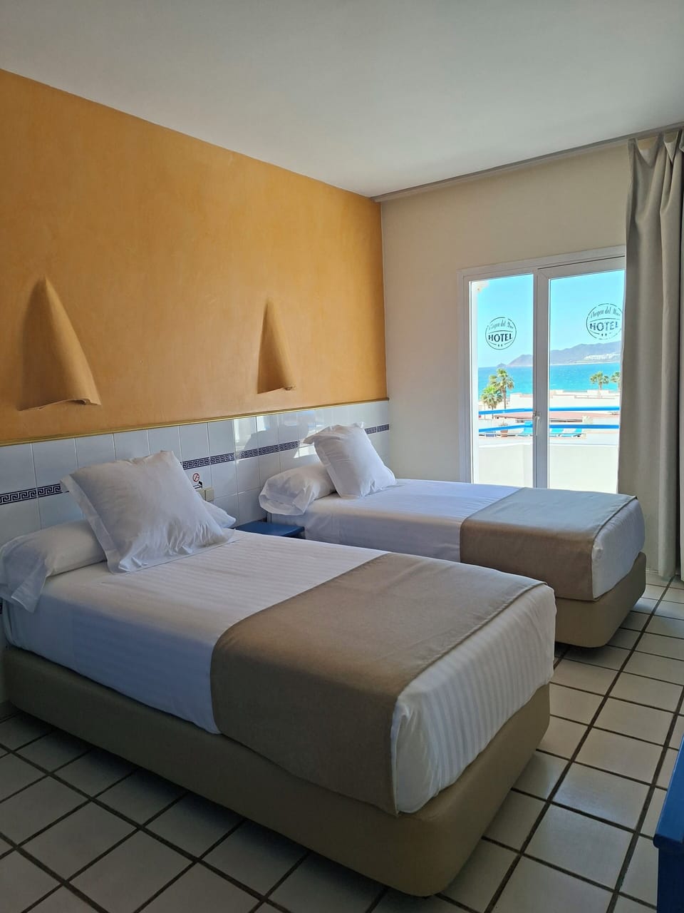 Blackout drapes, iron/ironing board (on request), WiFi (free)