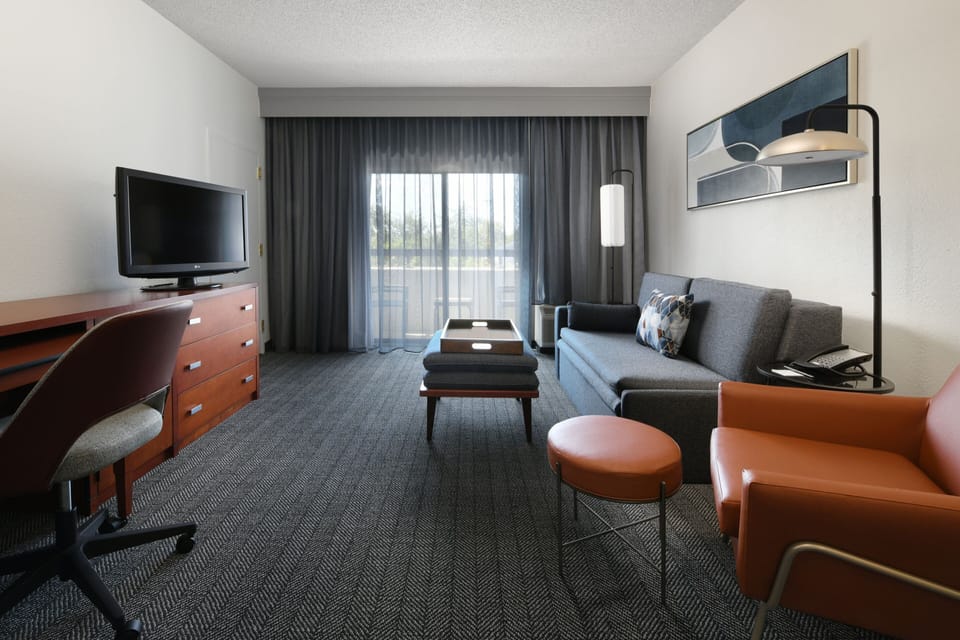 Flat-screen TV, pay movies