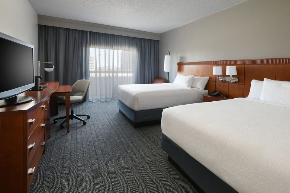 In-room safe, desk, iron/ironing board, free cribs/infant beds