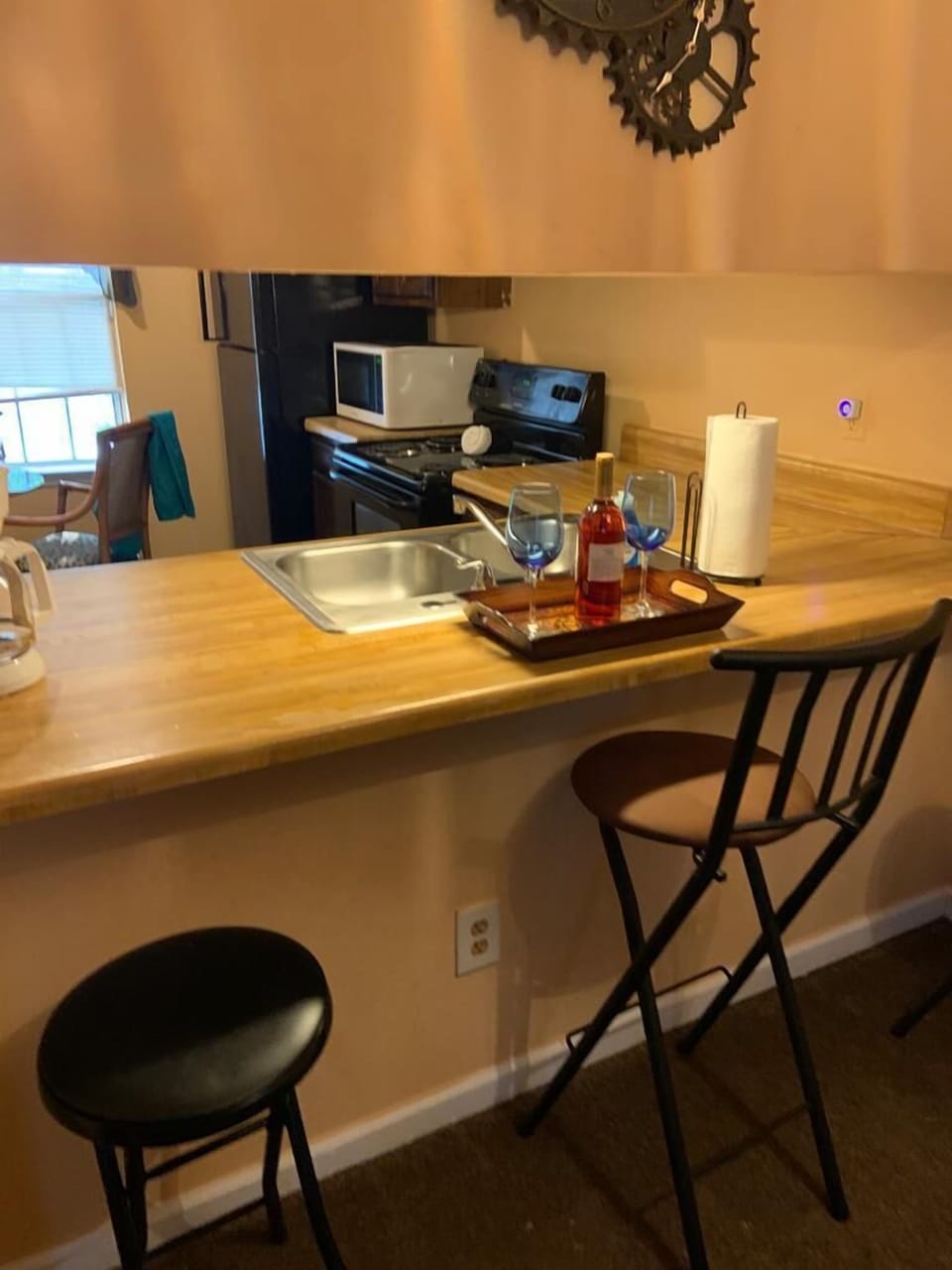 Deluxe Villa, 2 Bedrooms, Non Smoking, City View | Private kitchen | Full-size fridge, microwave, oven, stovetop