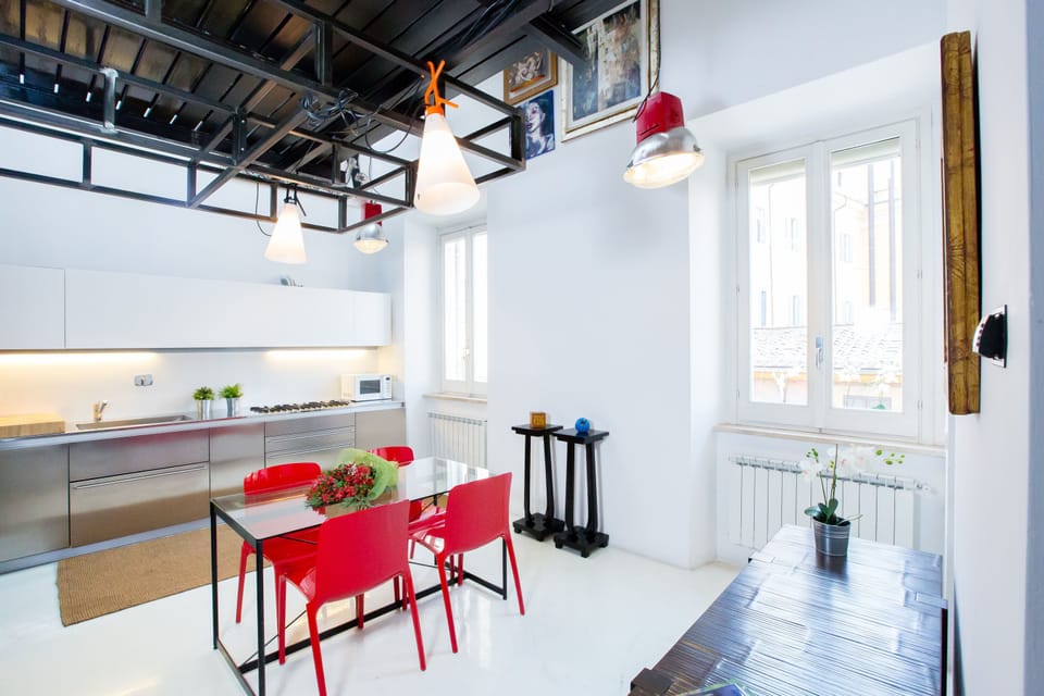 Duplex, 1 Bedroom | Private kitchen | Fridge, microwave, oven, stovetop