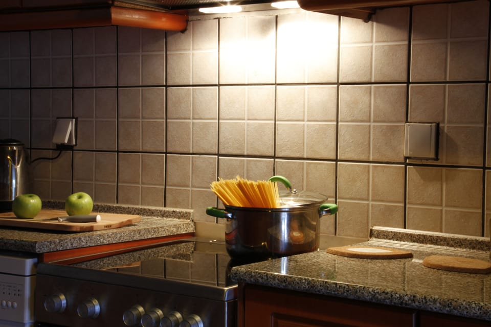 Villa, 3 Bedrooms, Pool Access | Private kitchen | Fridge, microwave, oven, stovetop