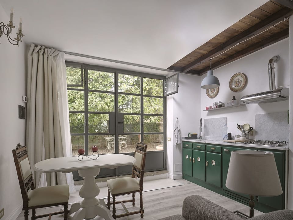 Duplex, 1 Bedroom (Casa di Castore) | Private kitchen | Fridge, stovetop, espresso maker, coffee/tea maker
