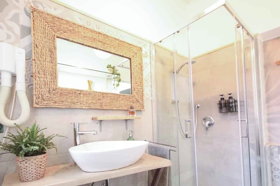 Design Room | Bathroom | Shower, hair dryer, bidet, soap