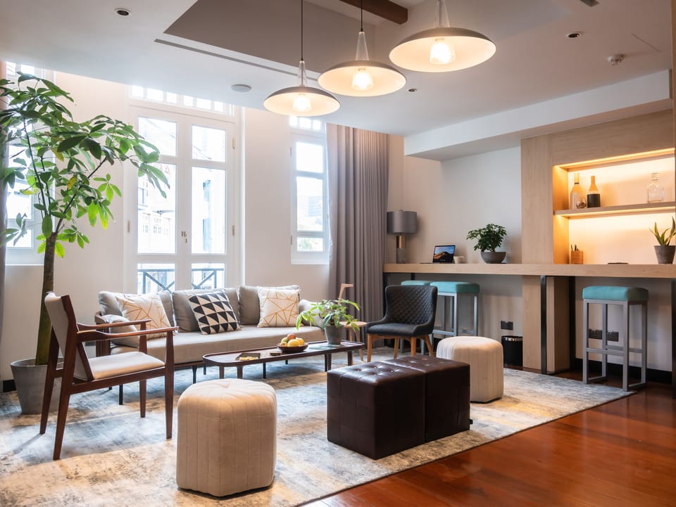 Lobby sitting area
