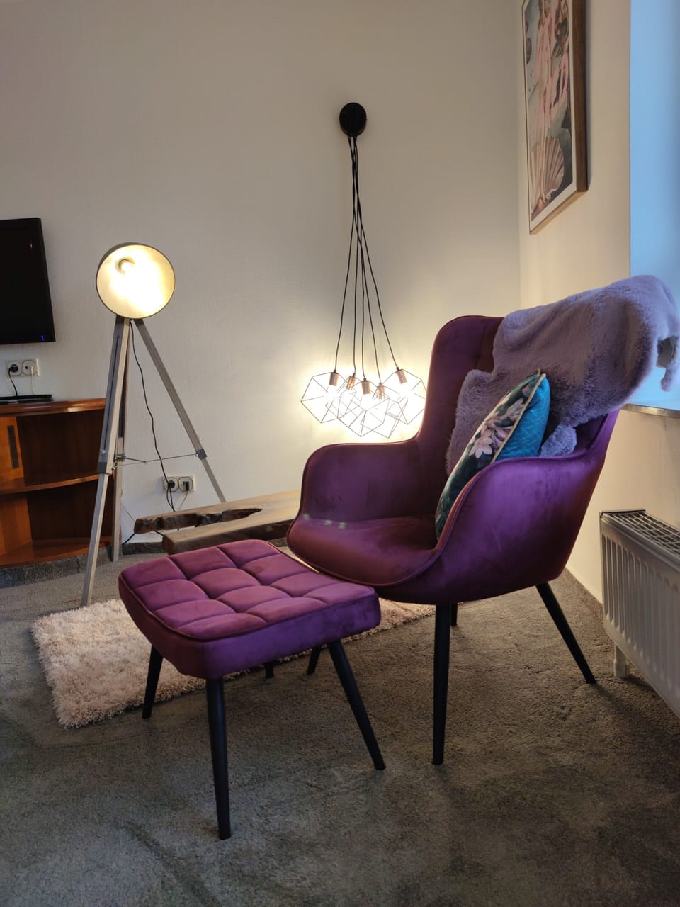 Double Room | Living area | TV