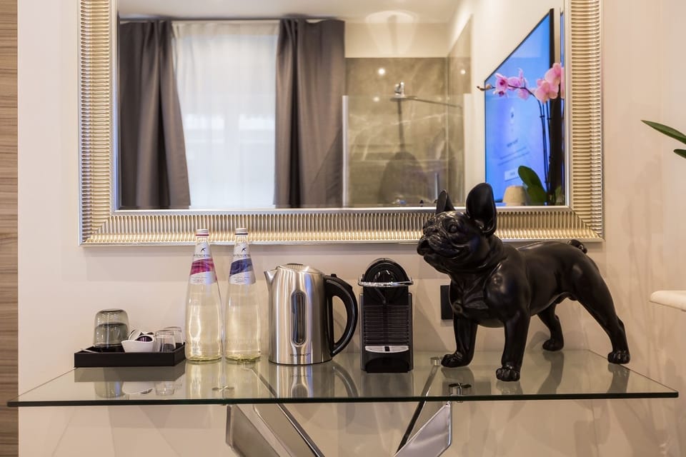 Deluxe Double Room, 1 Queen Bed, Balcony | In-room safe, desk, blackout drapes, soundproofing