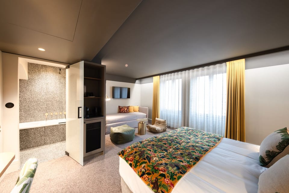 Family Room, 1 Bedroom, City View (Essentiel) | Premium bedding, pillowtop beds, minibar, in-room safe