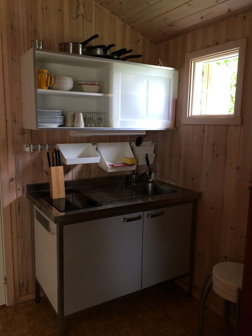 Shared fridge, microwave