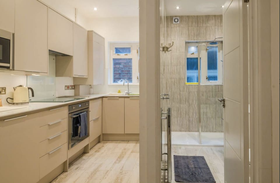 Apartment, 1 Double Bed with Sofa bed | Private kitchen | Fridge, microwave, stovetop, dishwasher