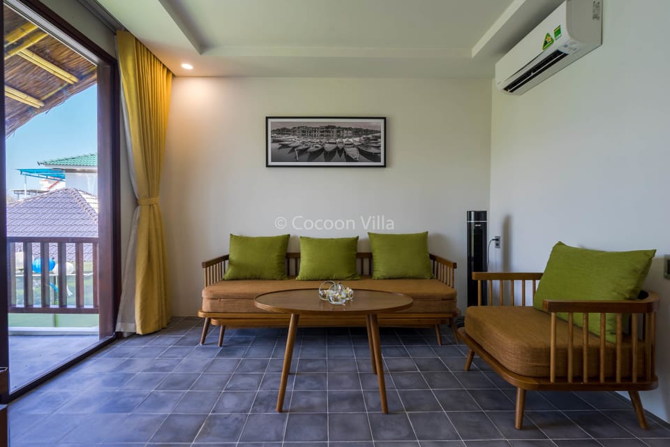 Cocoon Villa | Living area | LCD TV