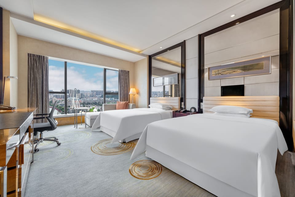 Room, 2 Twin Beds, River View | 1 bedroom, premium bedding, minibar (some free items), in-room safe