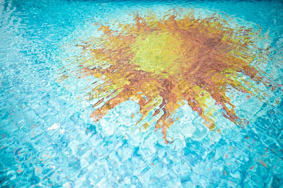 Seasonal outdoor pool, pool umbrellas, sun loungers