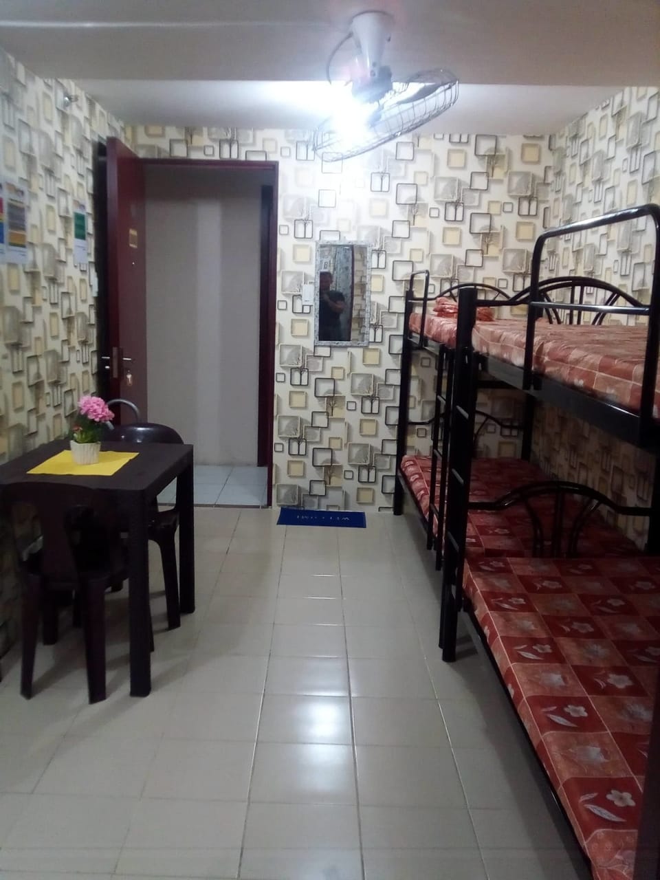 Basic Shared Dormitory, 2 Bedrooms, Accessible, City View | Desk, free WiFi, bed sheets, wheelchair access