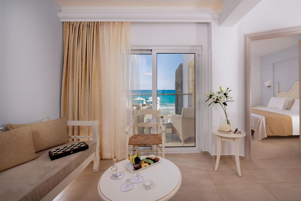 Premium Family 2 Rooms, Sea View | Hypo-allergenic bedding, in-room safe, blackout drapes, soundproofing