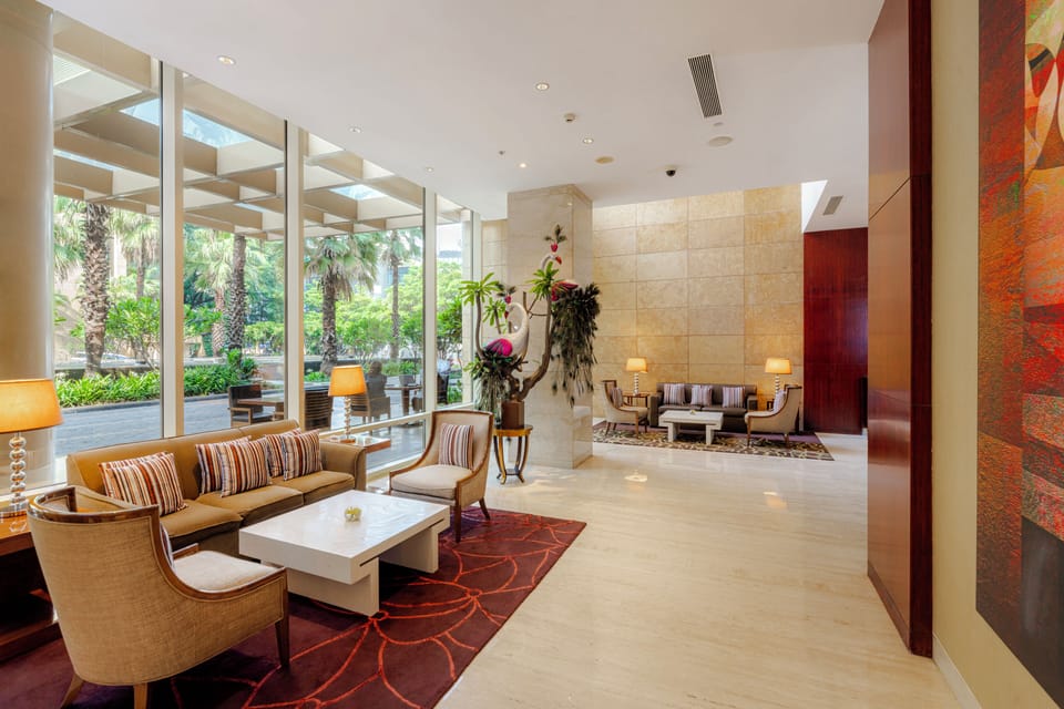 Lobby sitting area