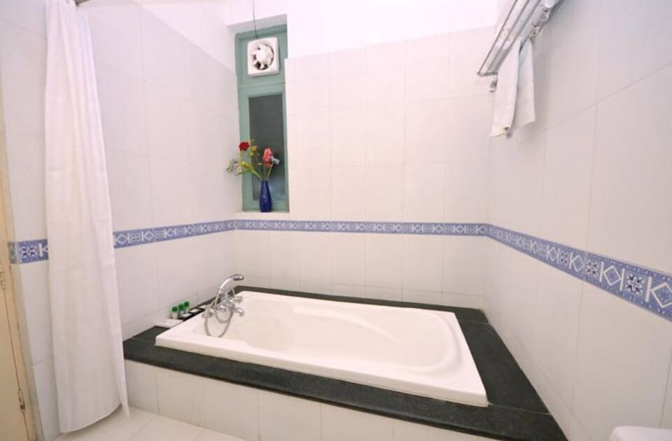Hair dryer, bathrobes, slippers, towels
