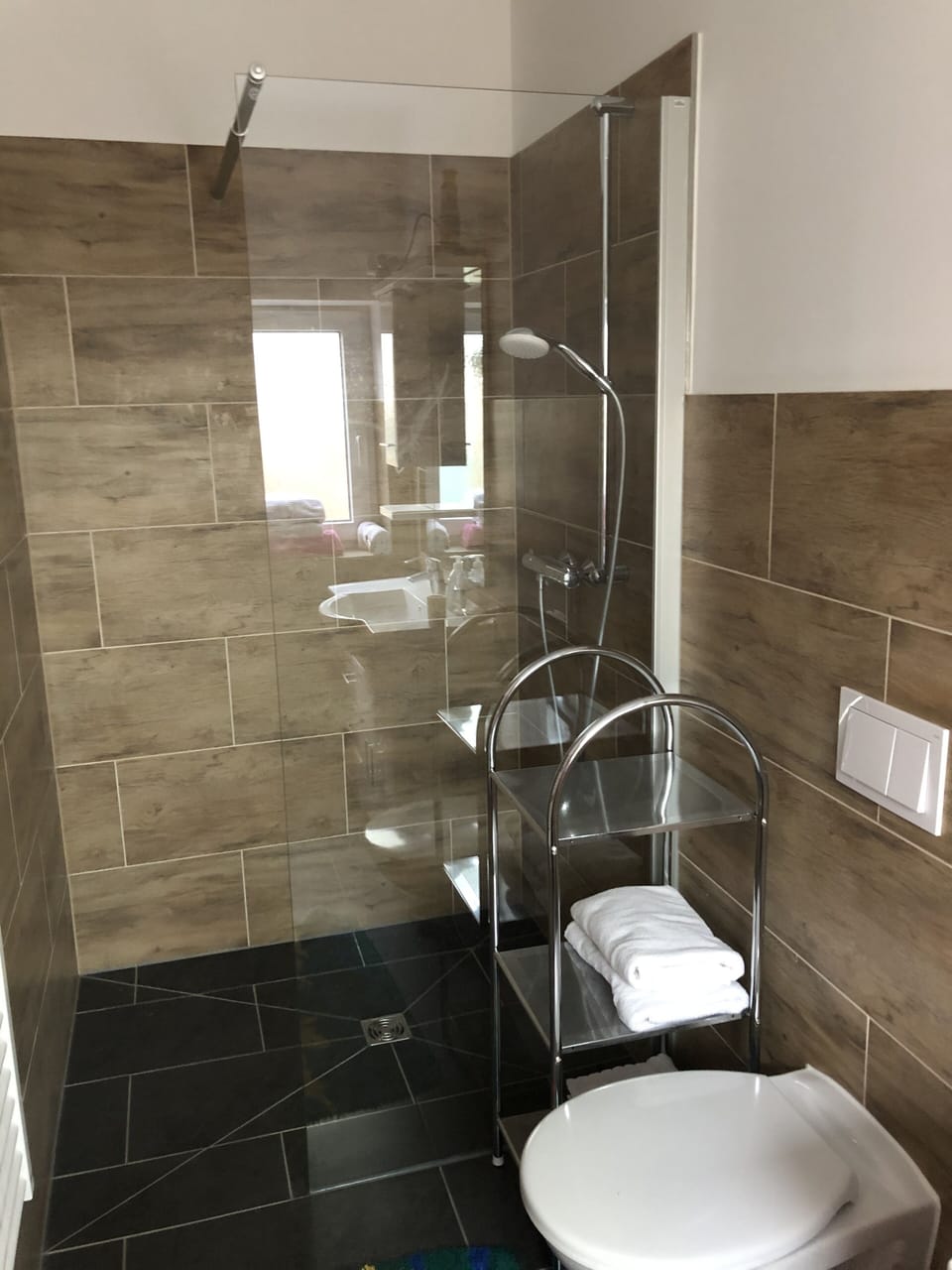 Basic Condo, 2 Bedrooms | Bathroom | Shower, towels