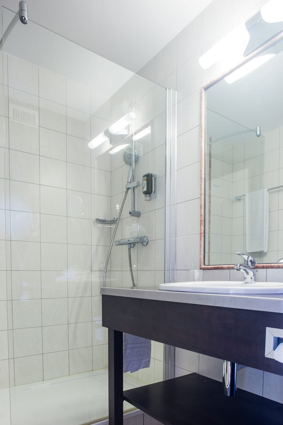 Free toiletries, hair dryer, towels