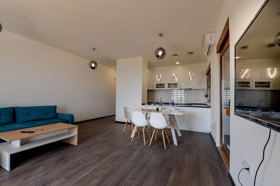 Villa, Private Pool, Sea View | Living area | Flat-screen TV, video-game console, Netflix