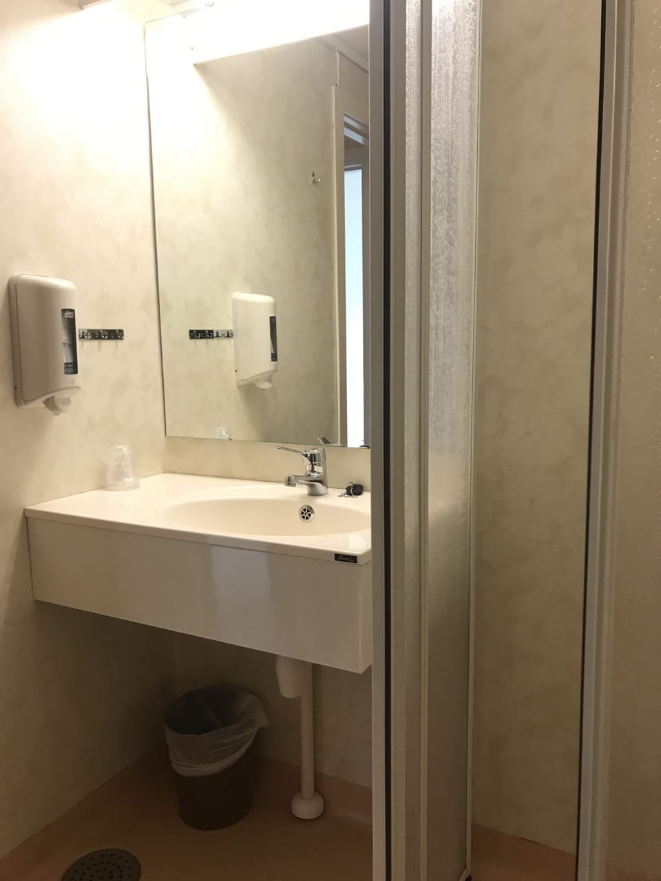 Hair dryer, towels