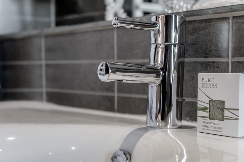 Hair dryer, bathrobes, slippers, towels