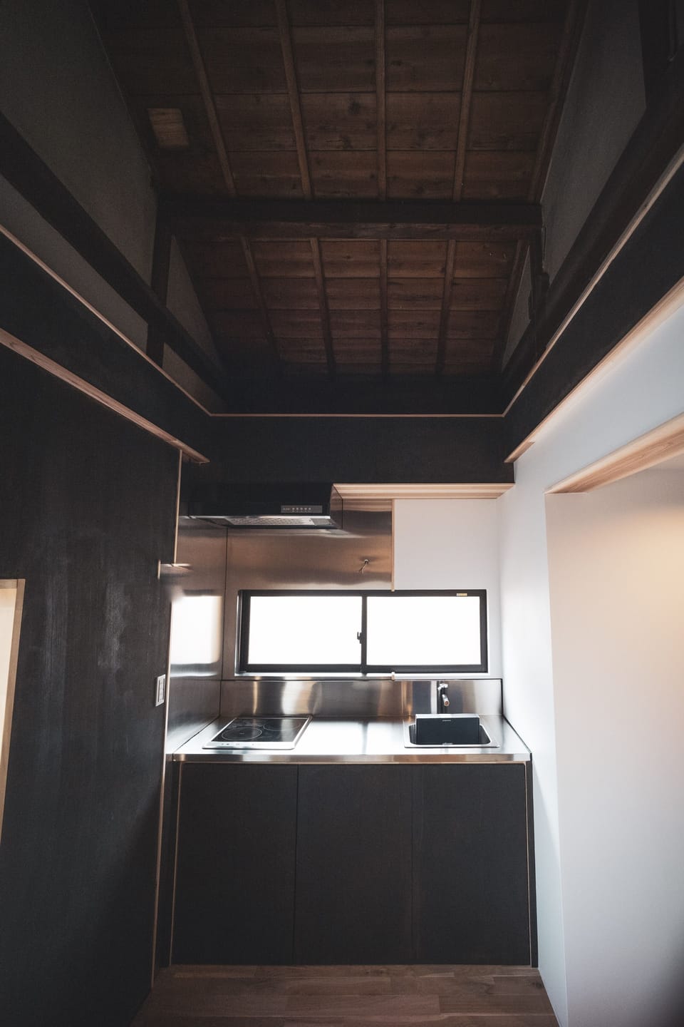 Modern Machiya - MIBU | Private kitchenette | Full-size fridge, microwave, stovetop, electric kettle