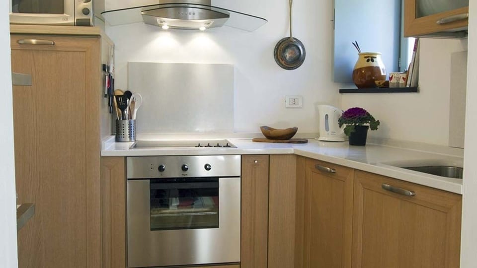 Apartment | Private kitchen | Fridge, oven, stovetop, dishwasher