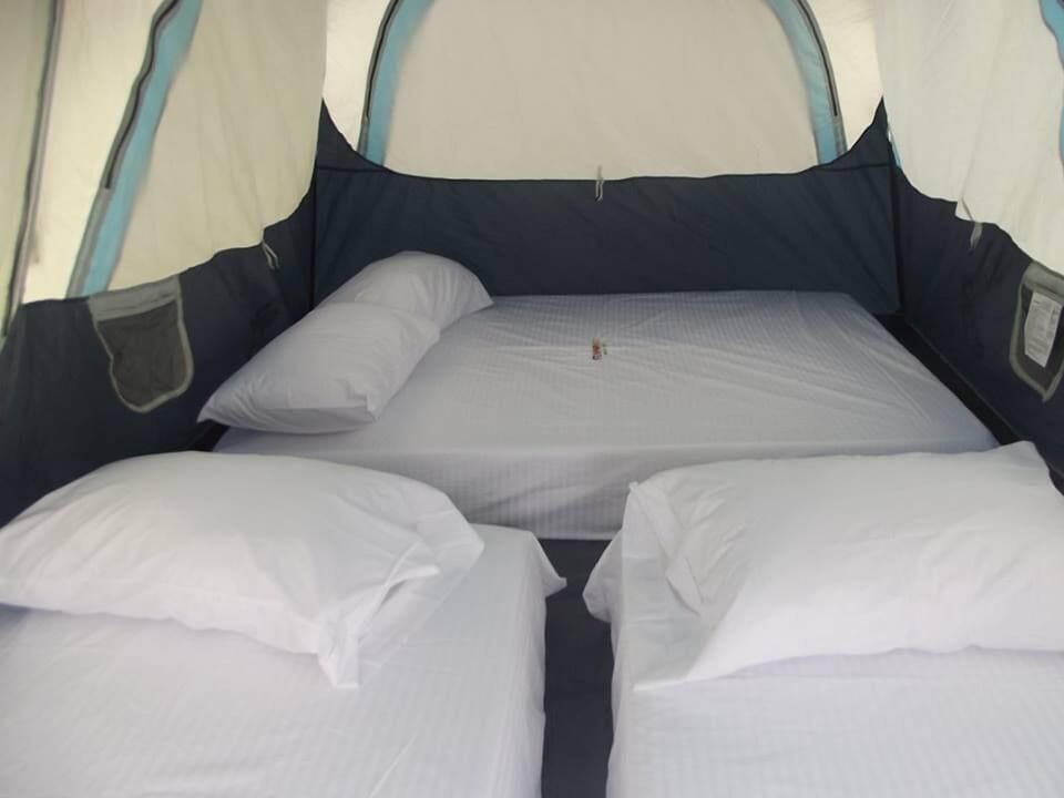 Tent, Private Bathroom, Garden Area | Bed sheets