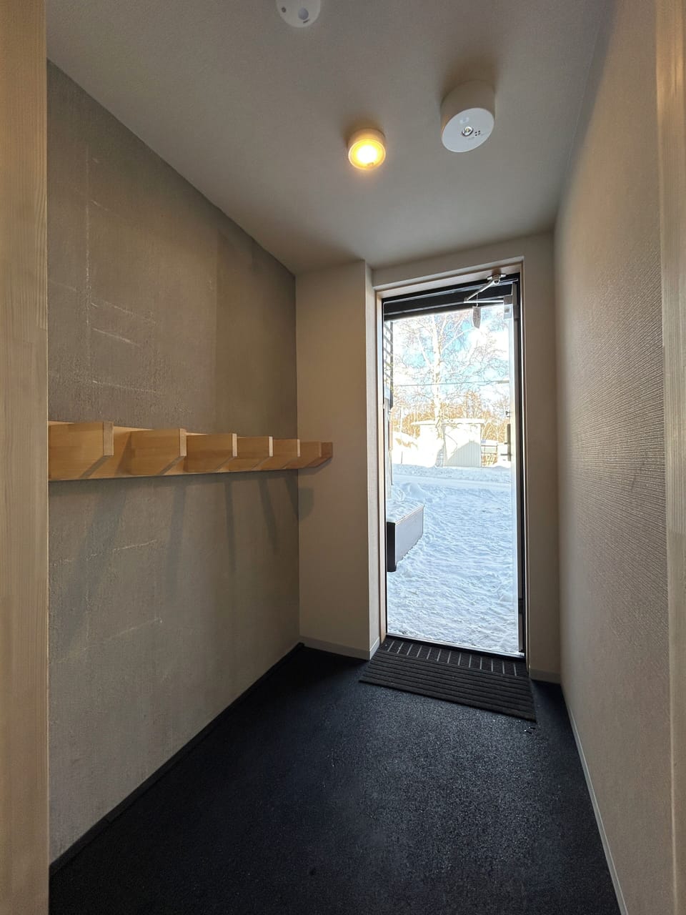 Interior entrance
