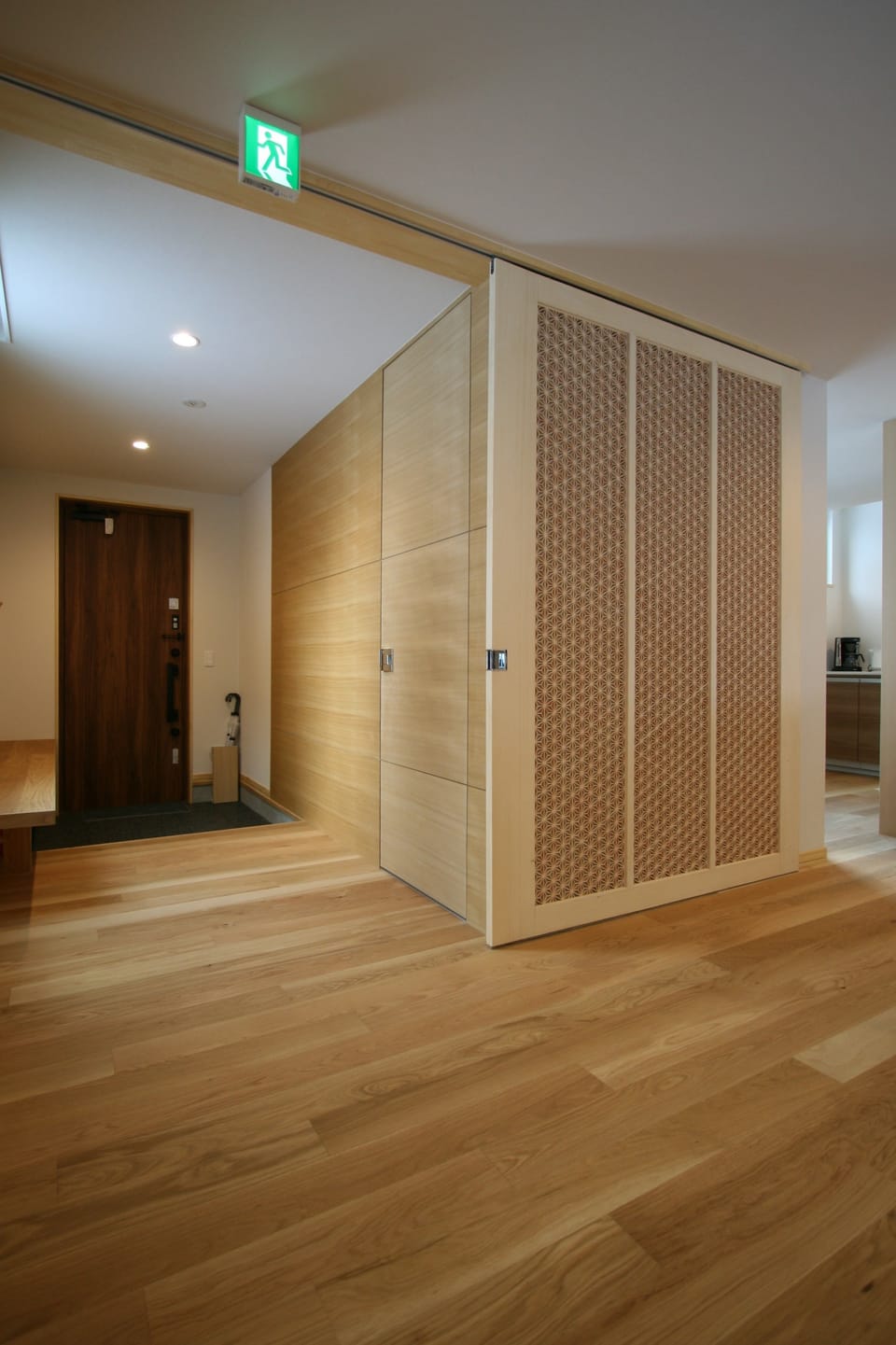 Interior entrance