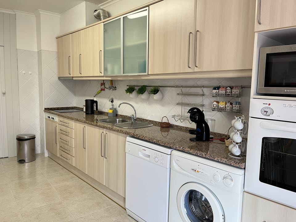 Family Apartment, 2 Bedrooms | Private kitchen | Full-size fridge, microwave, oven, stovetop