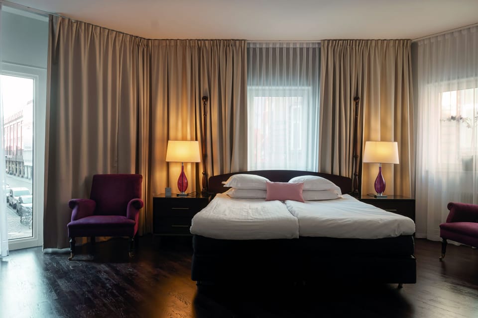 Deluxe Double Room | In-room safe, desk, laptop workspace, blackout drapes